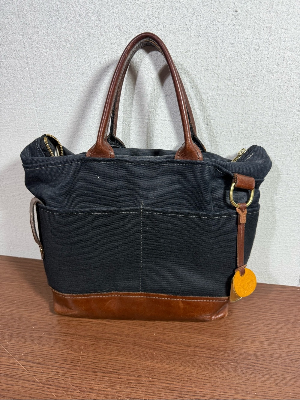 R. Riveter Otto Canvas & Leather Tote
